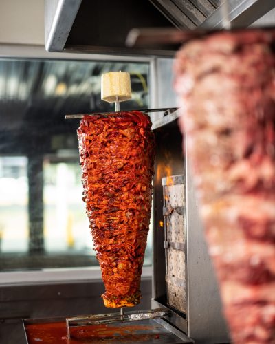 A shot of meat grill